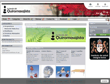 Tablet Screenshot of latiendadelquiromasajista.com